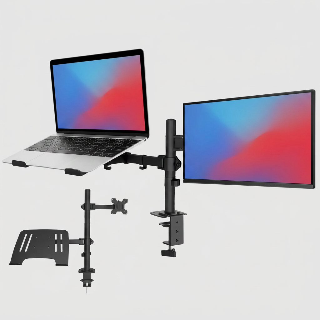 Support ordinateur portable + écran