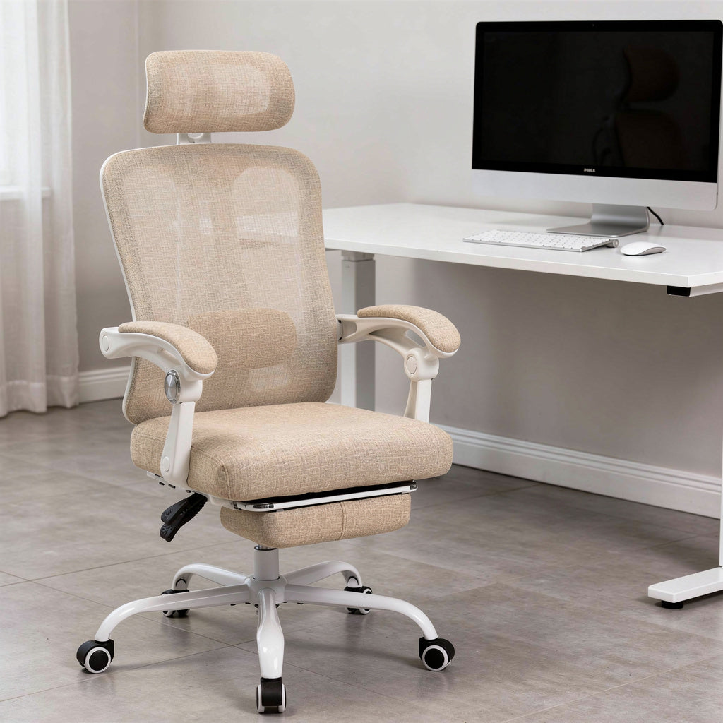 Fauteuil de bureau ergonomique à dossier haut